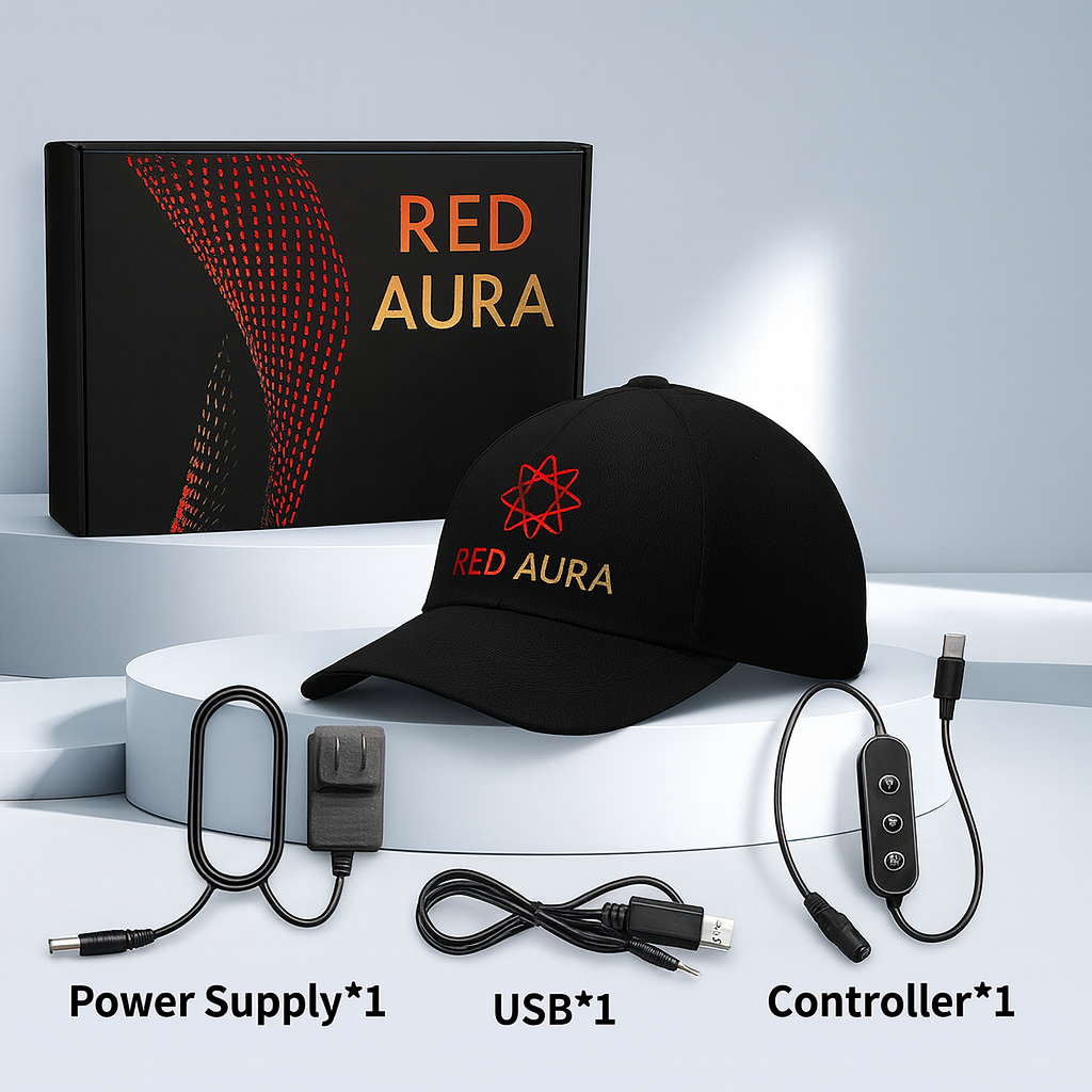 Red Aura Hair Growth Cap