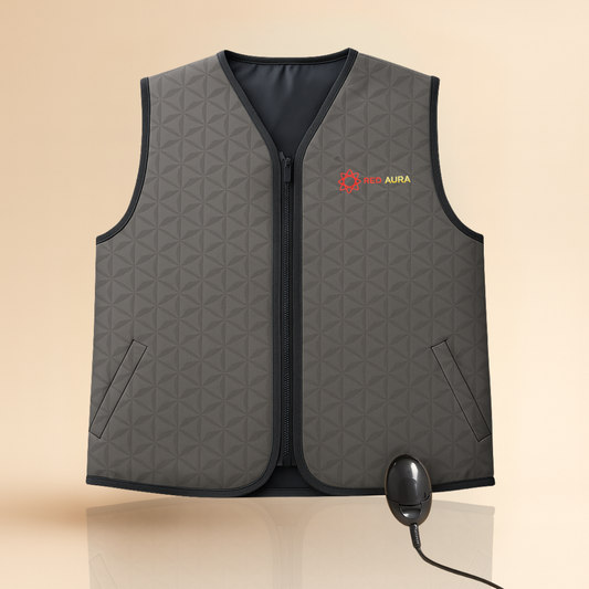 Red Aura Wearable Infrared Sauna Vest with Red Light Therapy