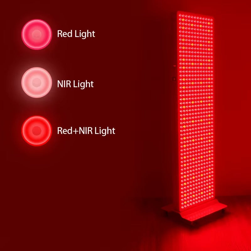 Red Aura Pro 1200W Full-Body Red & Near-Infrared Light Therapy Panel - 8 Wavelength System